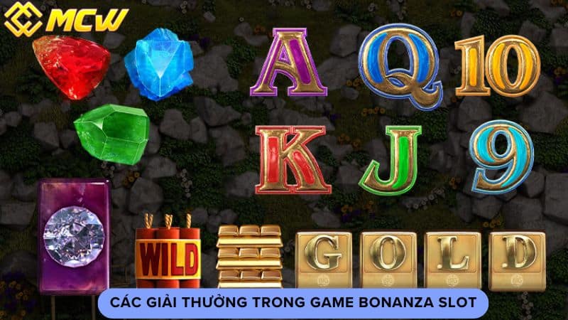 Các giải thưởng Trong game bonanza slot