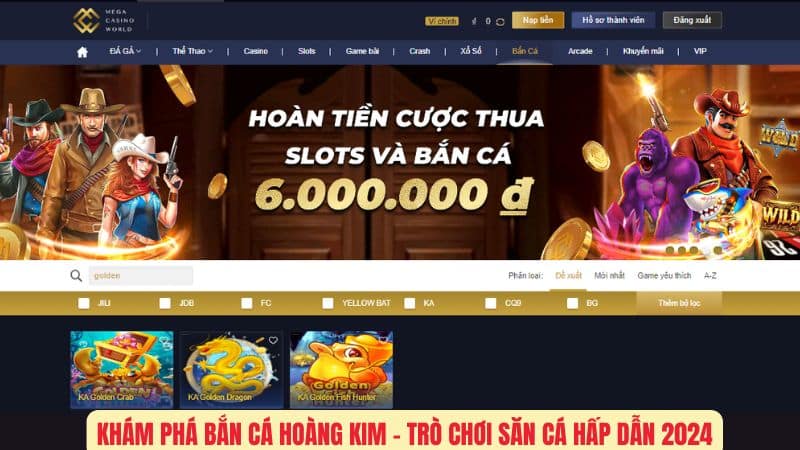 Khám Phá Bắn Cá Hoàng Kim - Trò Chơi Săn Cá Hấp Dẫn 2024