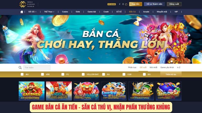 Game Bắn Cá Ăn Tiền - Săn Cá Thú Vị, Nhận Phần Thưởng Khủng