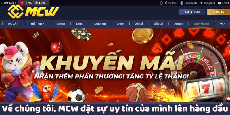 Về chúng tôi, MCW đặt sự uy tín của mình lên hàng đầu